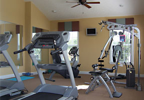 Fitness Center features the latest equipment