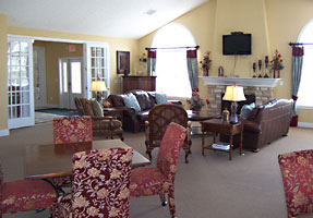Clubhouse is the center for recreation and socialization